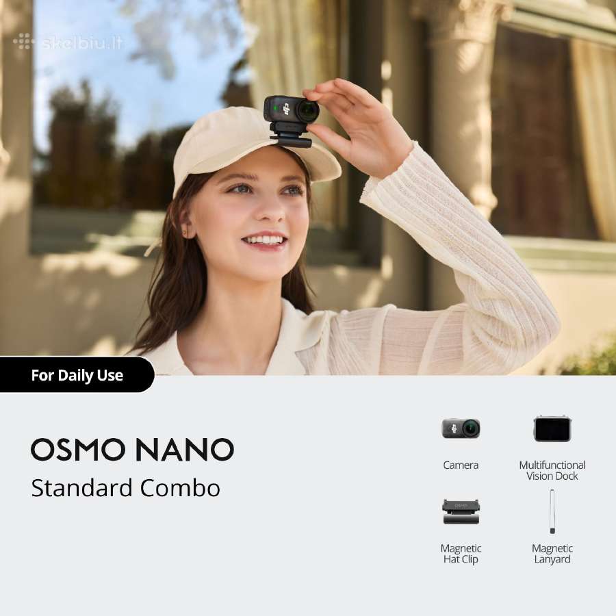 Dji veiksmo kamera Osmo Nano Standard Combo - nuotraukos Nr. 2