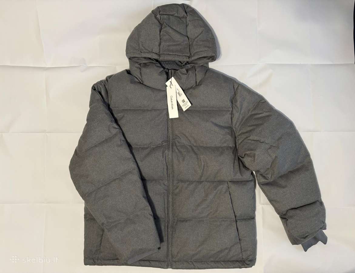 Puffer Grey paltas iš Calvin Klein. Mėgaukitės kla
