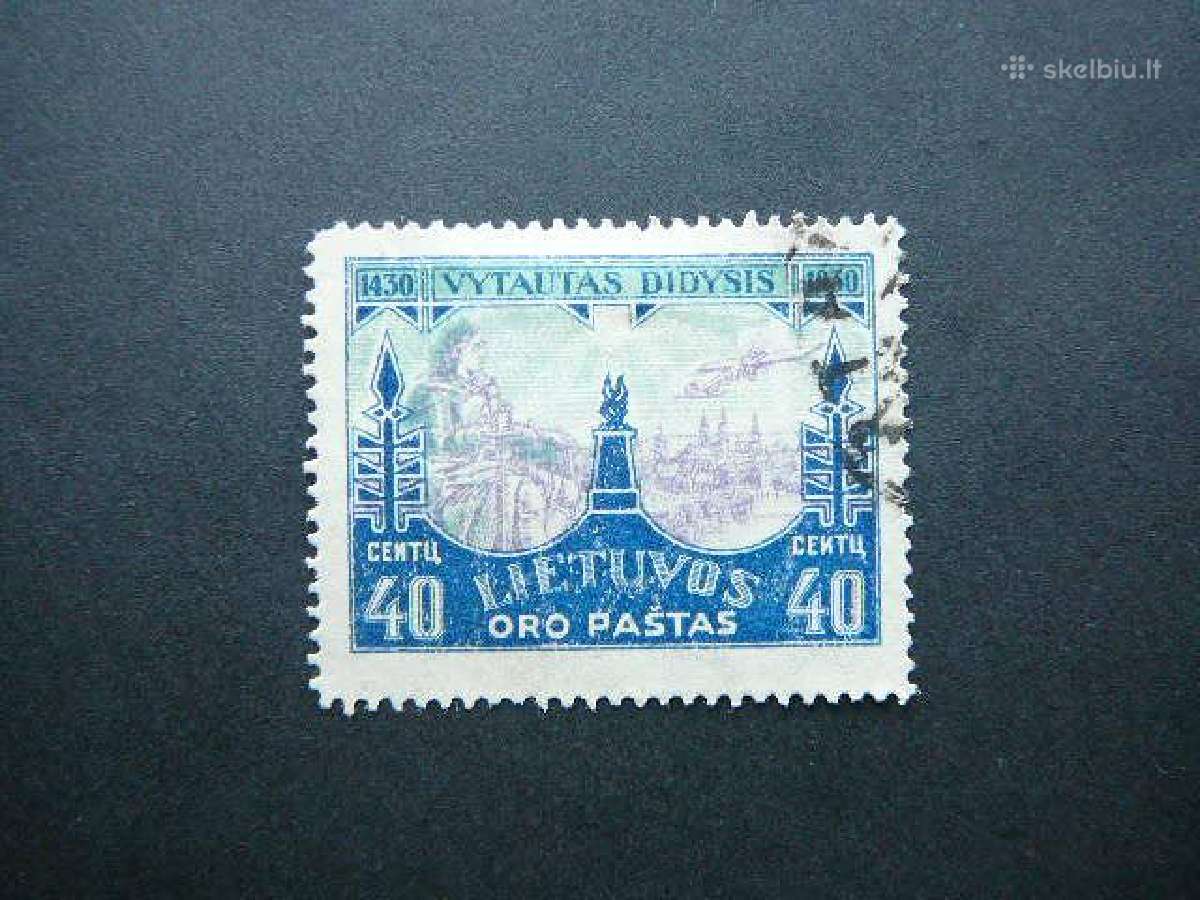 Lietuva 1930 Vytautas Lektuvai antsp. lit311a