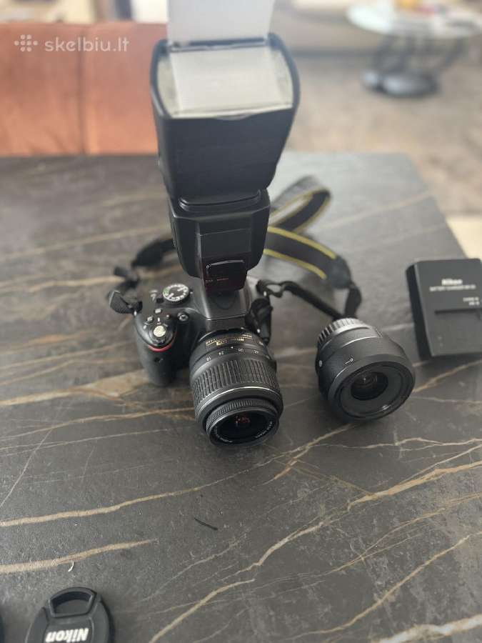 Fotoaparatas Nikon D5100 komplektas
