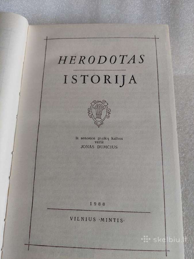 Herodotas. Istorija - nuotraukos Nr. 2