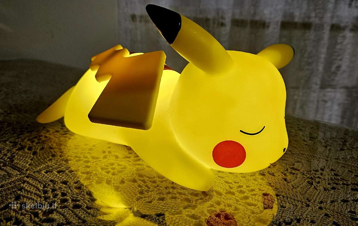 Pokemon LED lempa 25cm Pikachu Sleeping - nuotraukos Nr. 2
