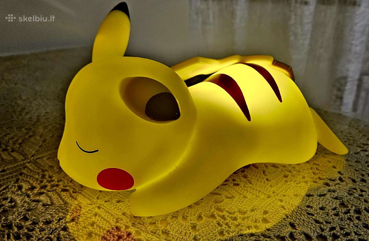 Pokemon LED lempa 25cm Pikachu Sleeping - nuotraukos Nr. 3
