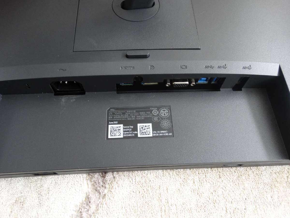 Monitorius Dell P2422h - nuotraukos Nr. 3