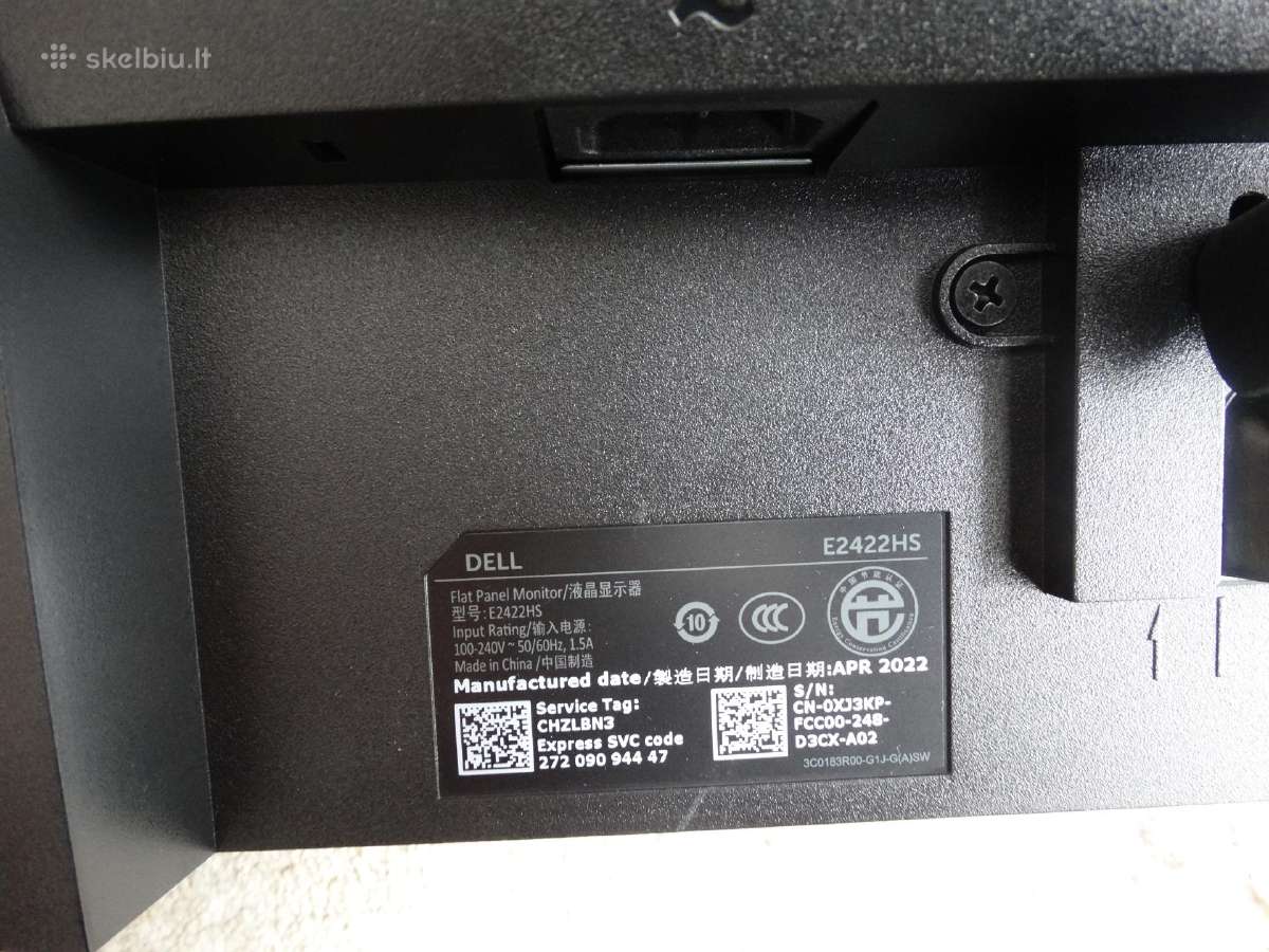 Monitorius Dell P2422h - nuotraukos Nr. 6
