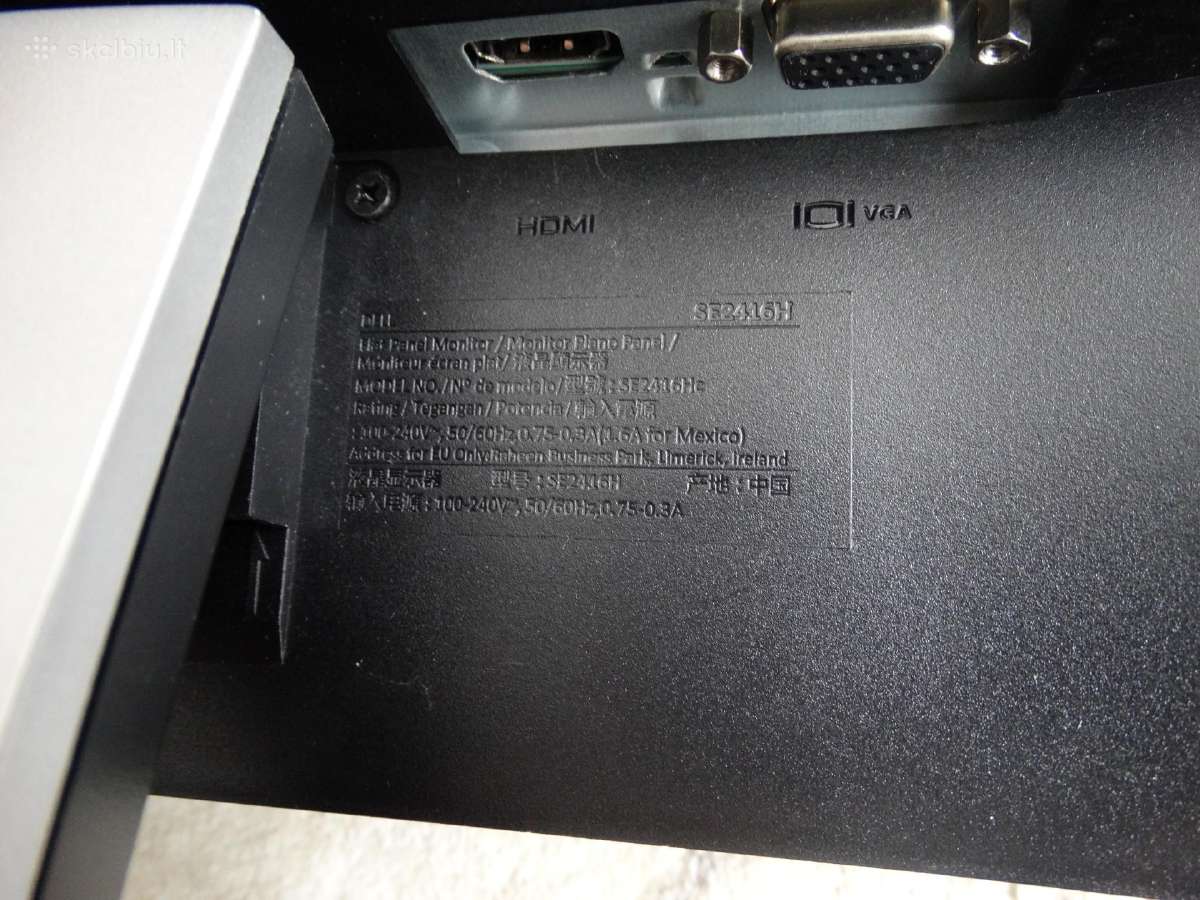 Monitorius Dell P2422h - nuotraukos Nr. 13