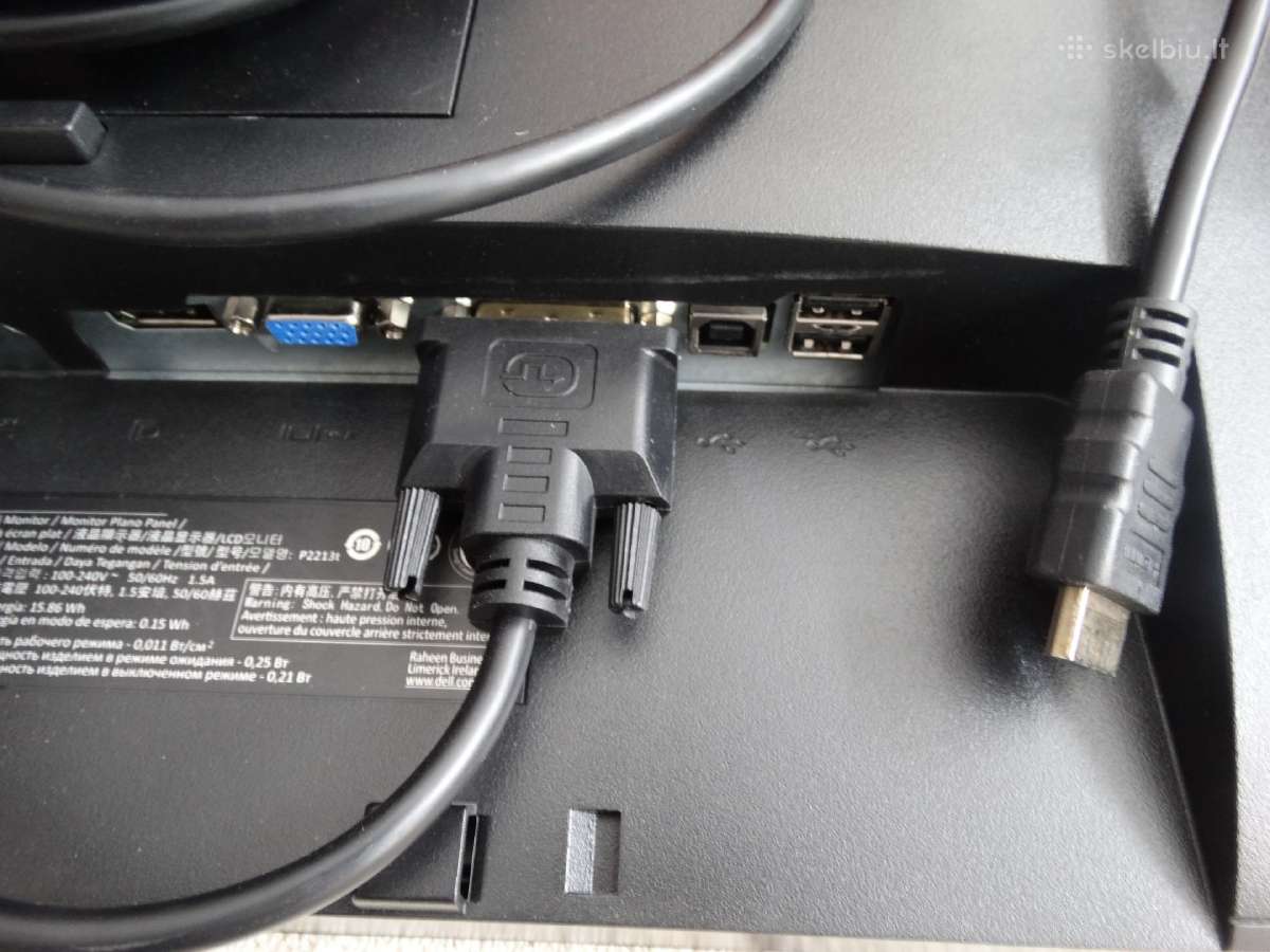Monitorius Dell P2213t - nuotraukos Nr. 3