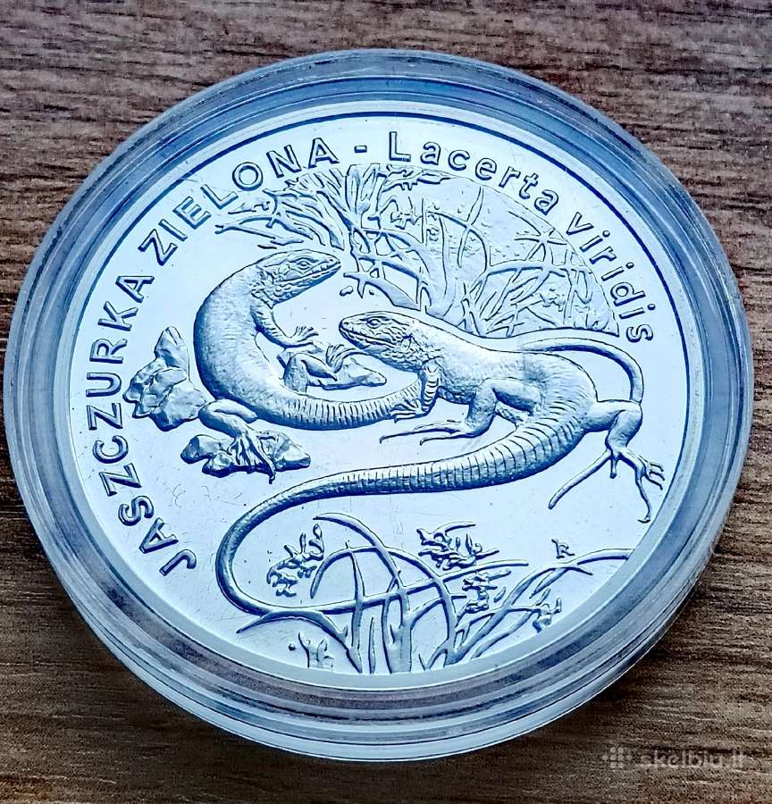 Išskirtinė Sidabrinė Moneta 20 Zlotų