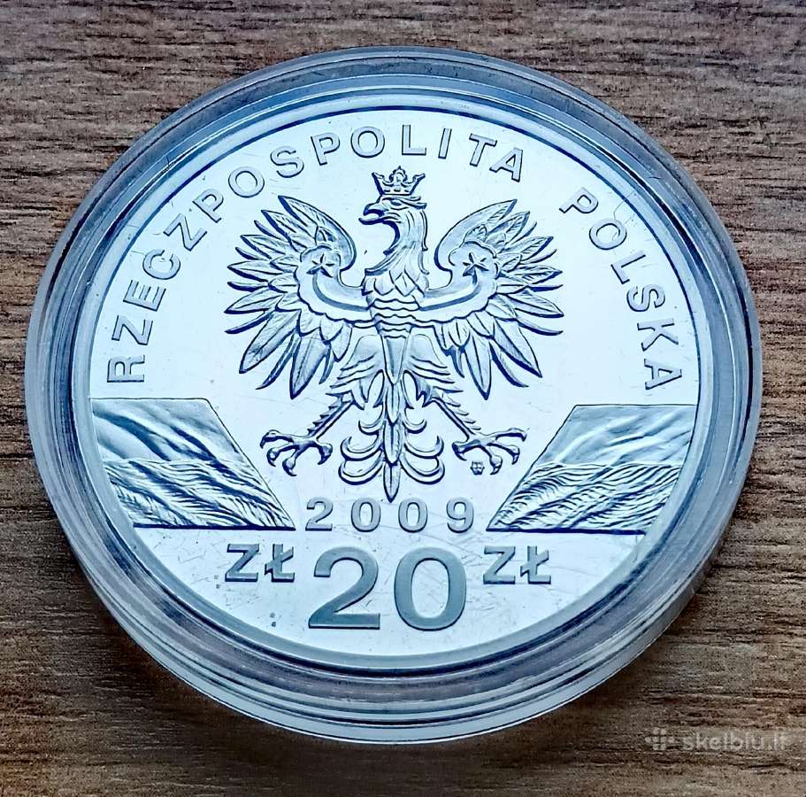 Išskirtinė Sidabrinė Moneta 20 Zlotų - nuotraukos Nr. 2
