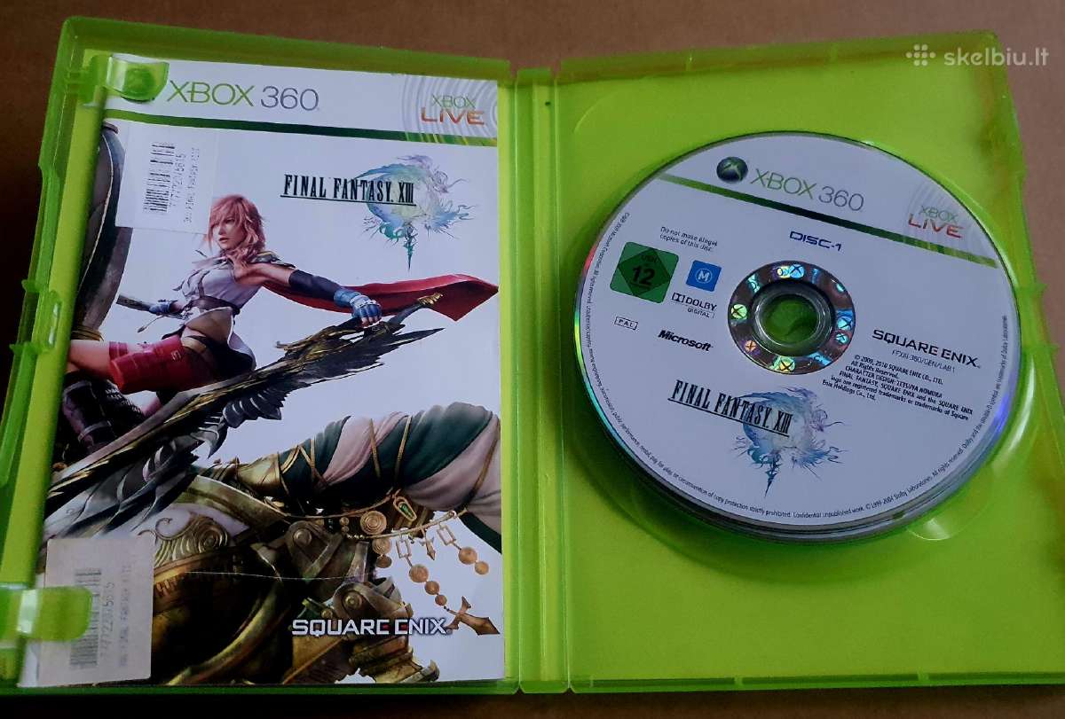 Final Fantasy XIII Xbox 360 - nuotraukos Nr. 2