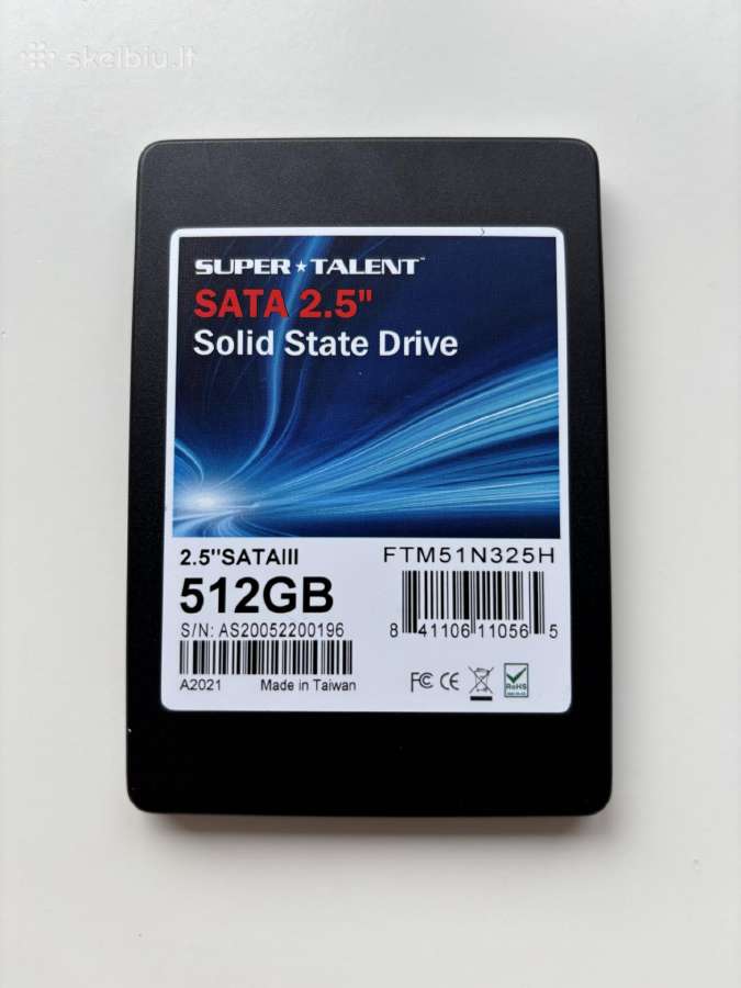 Vidinis sata SSD 512gb