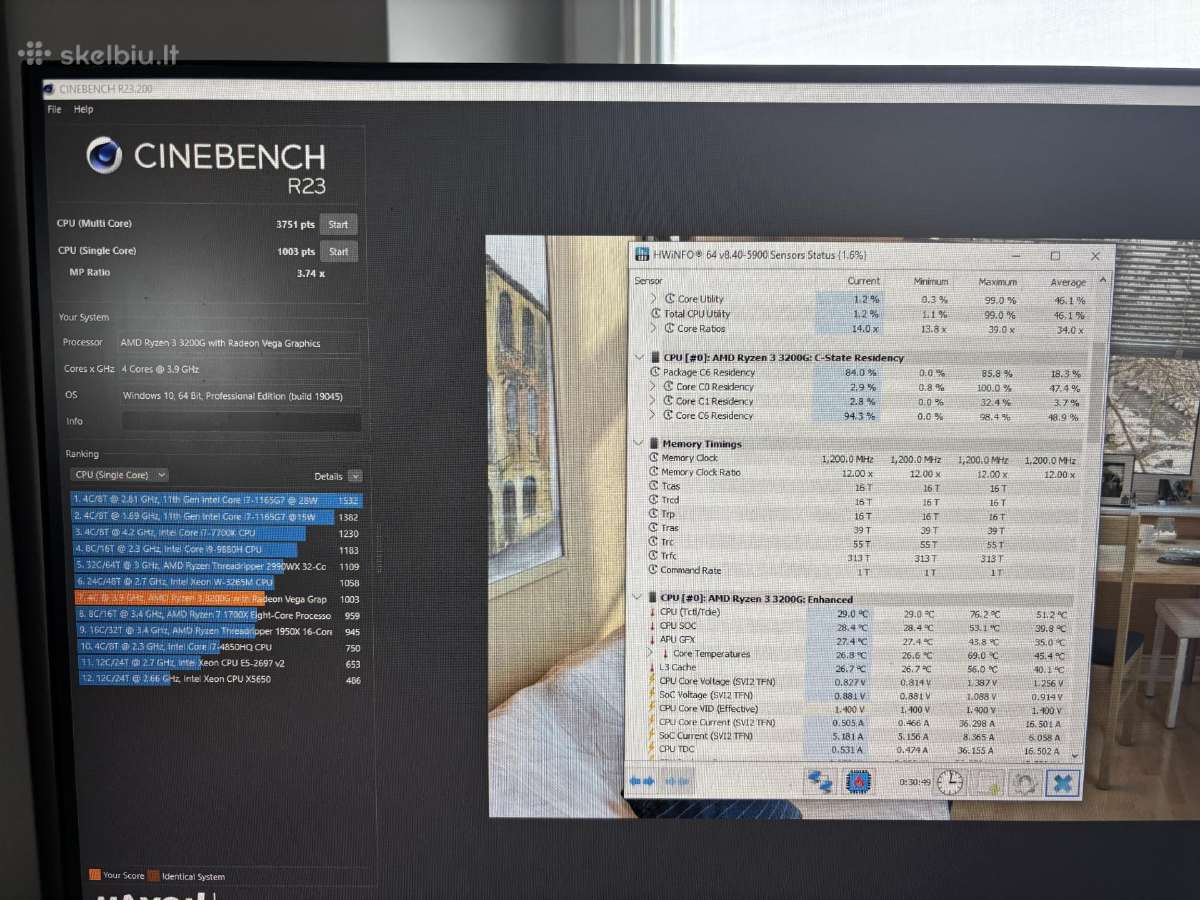 Procesorius Amd Ryzen 3 3200g Cpu - nuotraukos Nr. 5