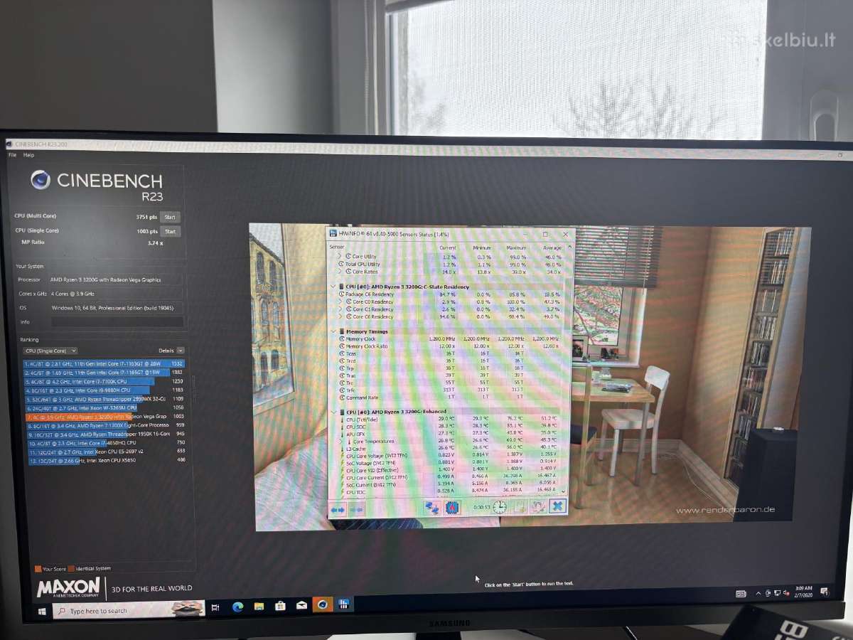 Procesorius Amd Ryzen 3 3200g Cpu - nuotraukos Nr. 6