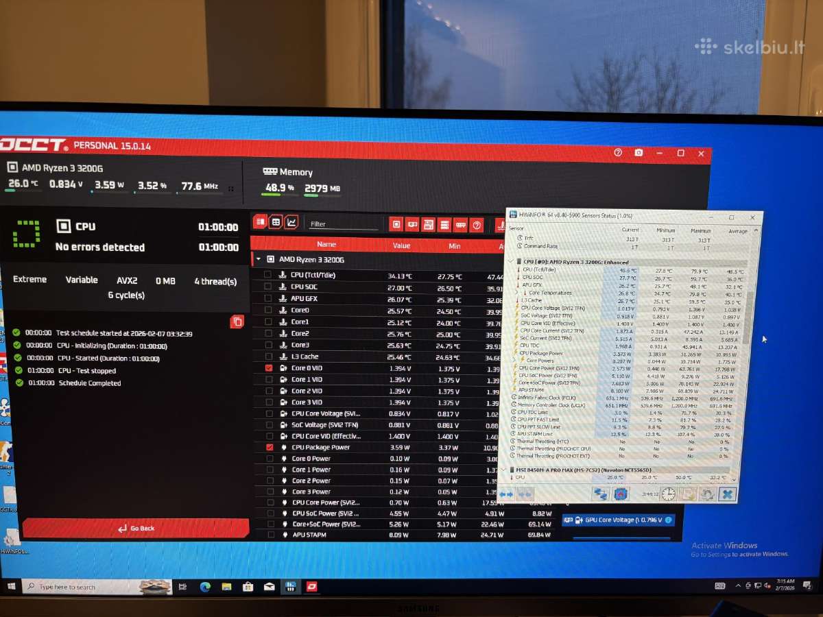Procesorius Amd Ryzen 3 3200g Cpu - nuotraukos Nr. 7