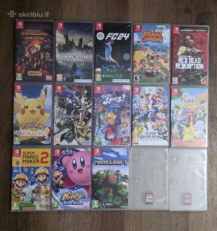 Nintendo switch žaidimai