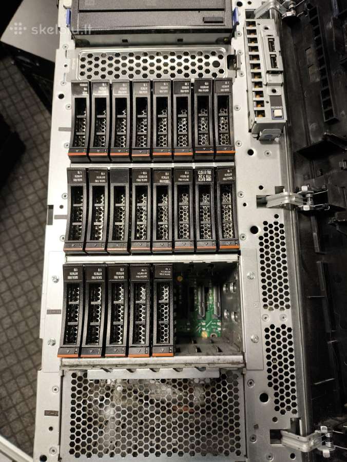 Lenovo System x3500 M4 21tb HDD, 64gb RAM, X2 Cpu - nuotraukos Nr. 7