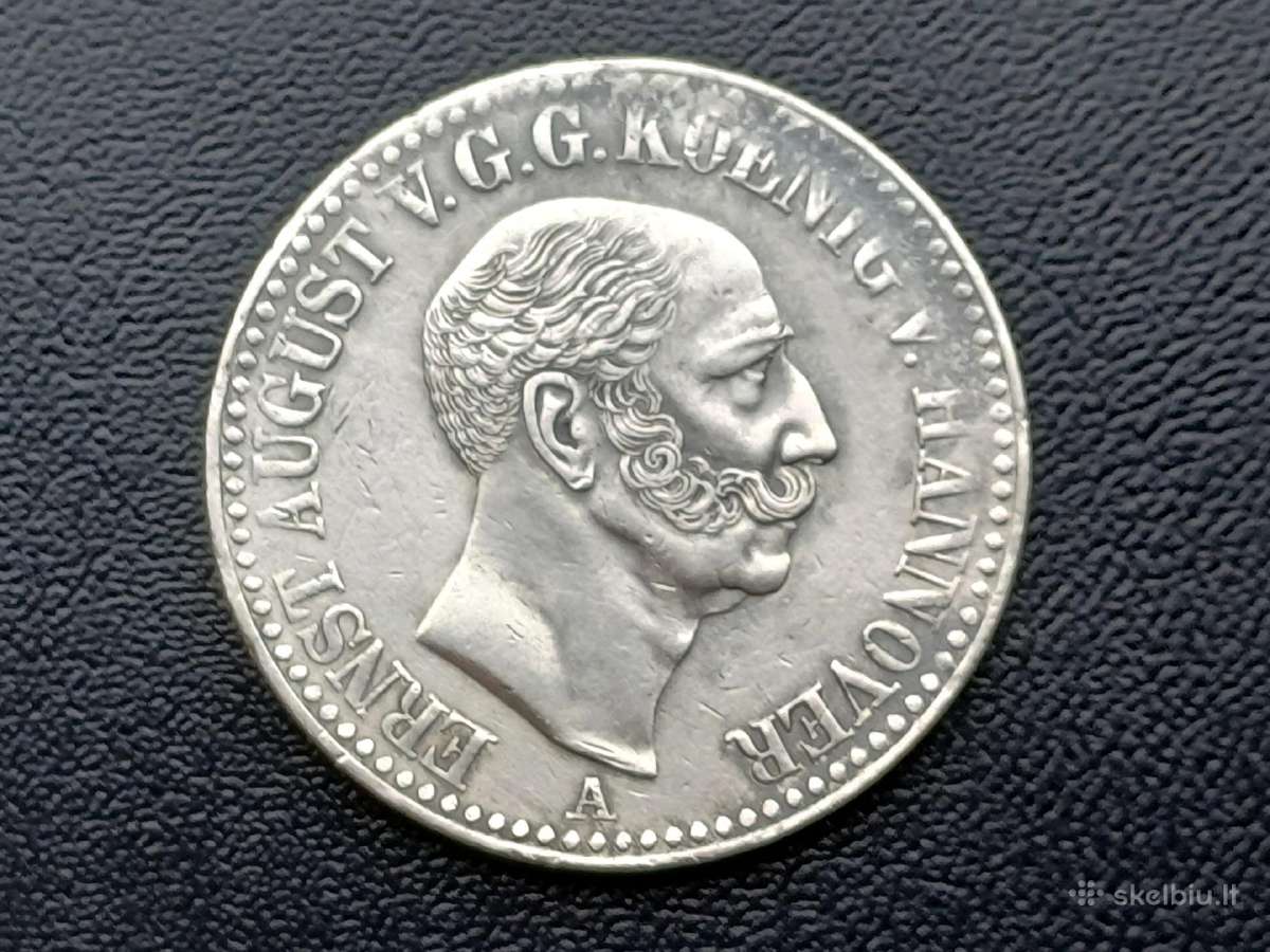 1 taleris 1843m. Hanoveris sidabras 993 - nuotraukos Nr. 2