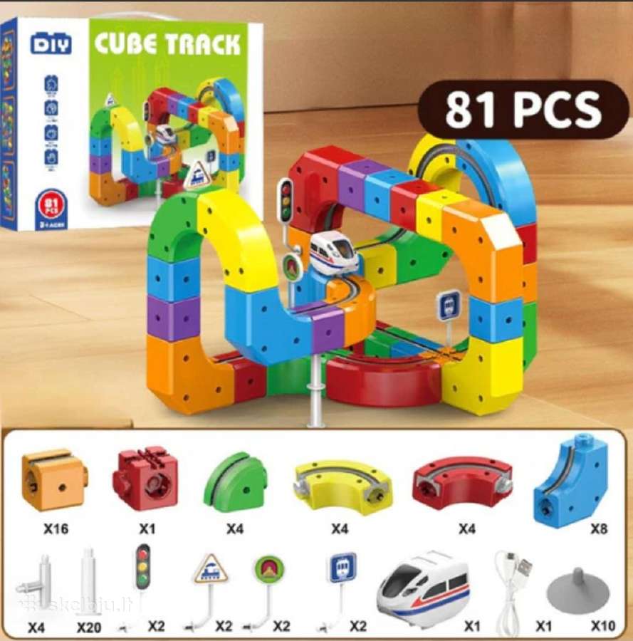 Cube Track žaislų rinkinys, trys skirtingi - nuotraukos Nr. 8