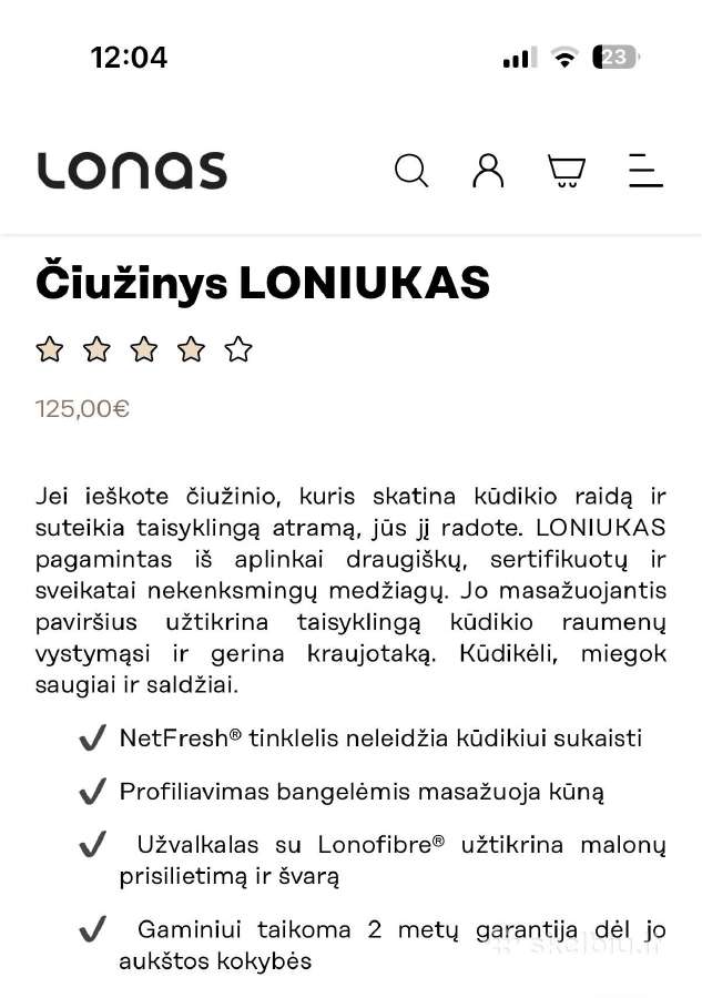 Ikea lovytė kūdikiui Smagora ir Lono čiužinys - nuotraukos Nr. 12