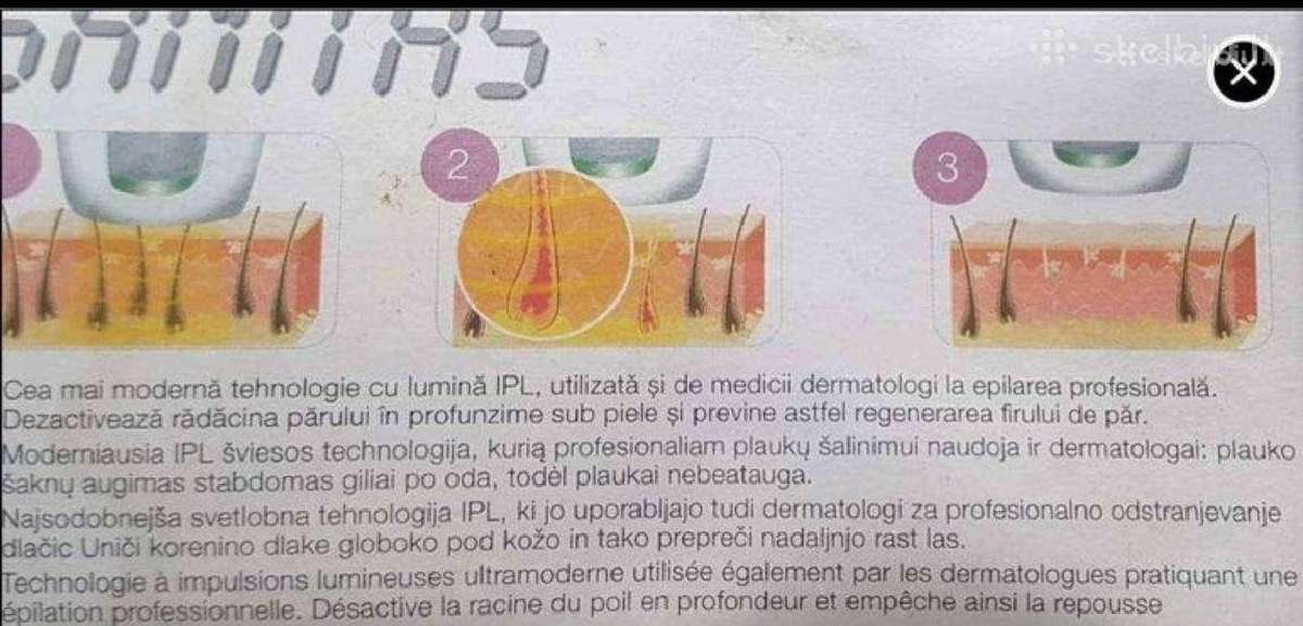 Plaukų šalinimo aparatas būdu - nuotraukos Nr. 3