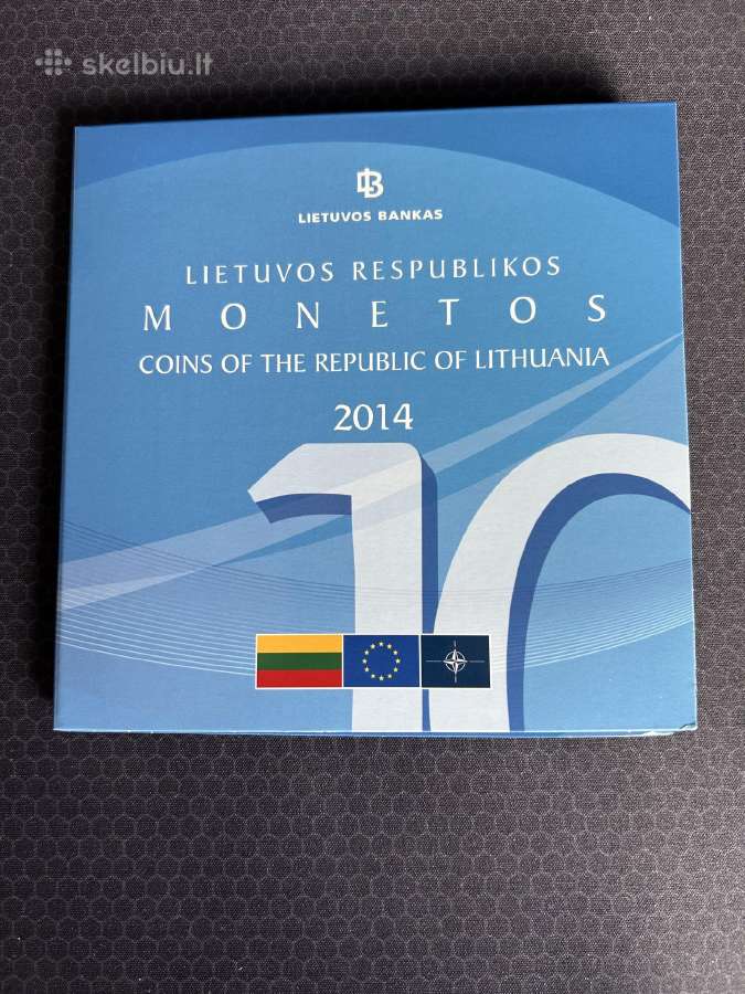 2014 m. litų monetų rinkinys - nuotraukos Nr. 2