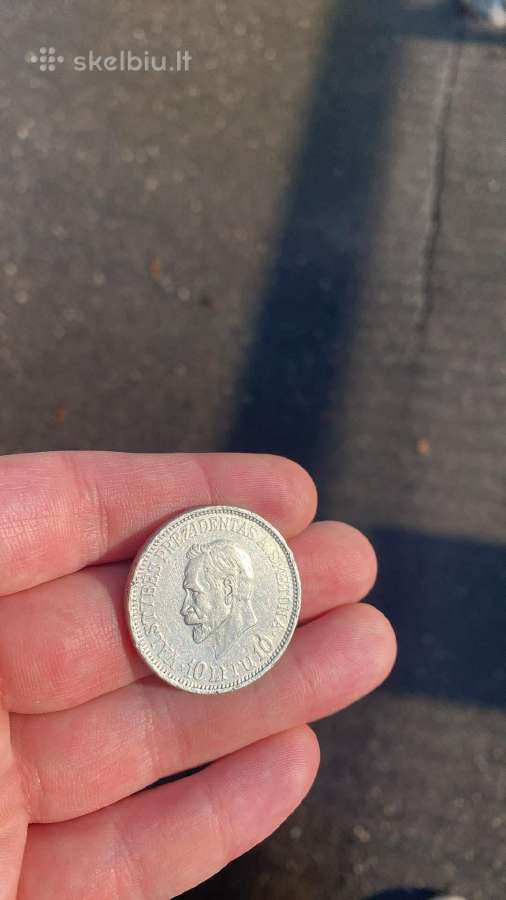10 litų smetona
