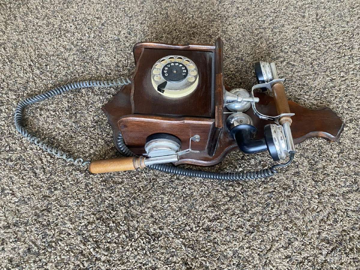 Senovinio stiliaus retro telefonas (veikiantis) - nuotraukos Nr. 5