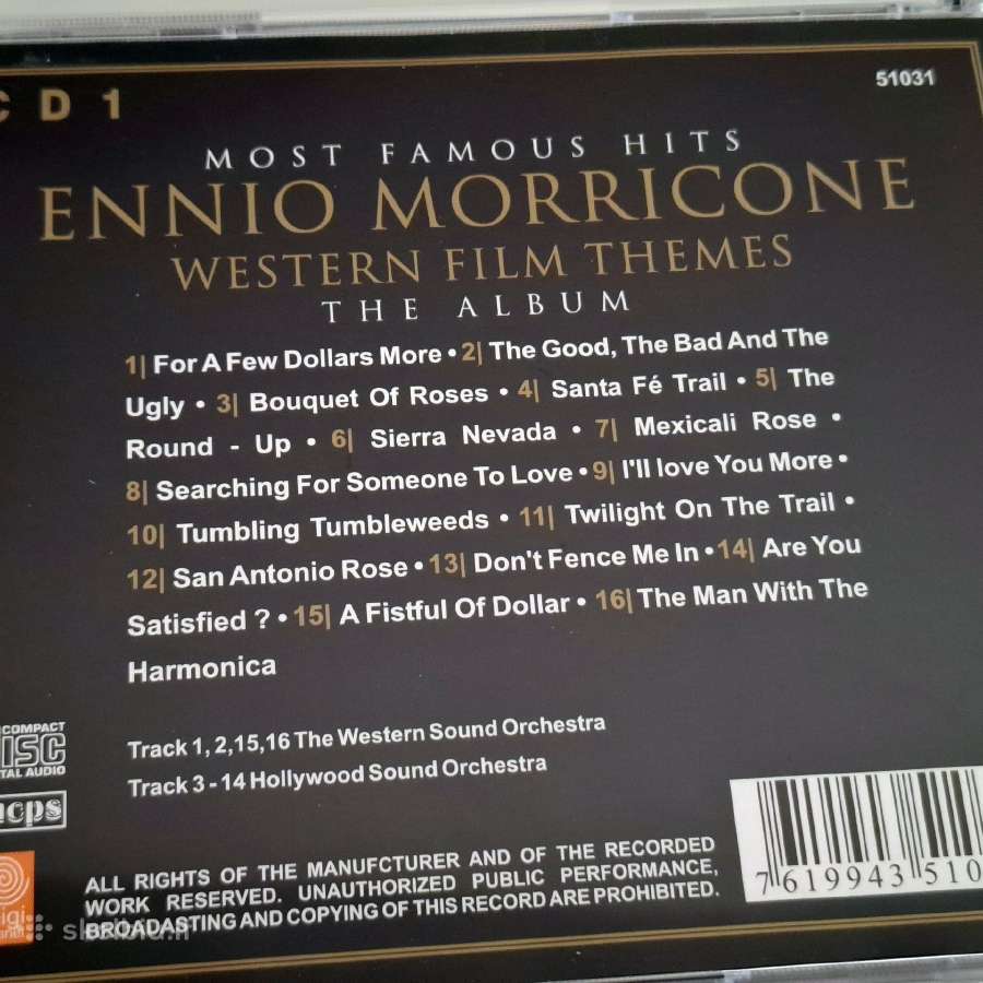 Ennio Morricone - Western Film Music (2 x CD) - nuotraukos Nr. 3