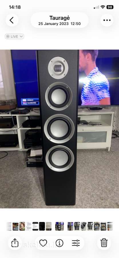 M-a audio grindinės kolonėlės(pora)