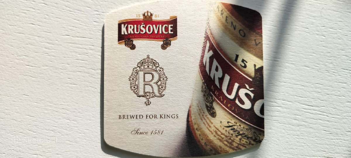 Krušovice kartoninis alaus padėkliukas. 27vnt. - nuotraukos Nr. 2