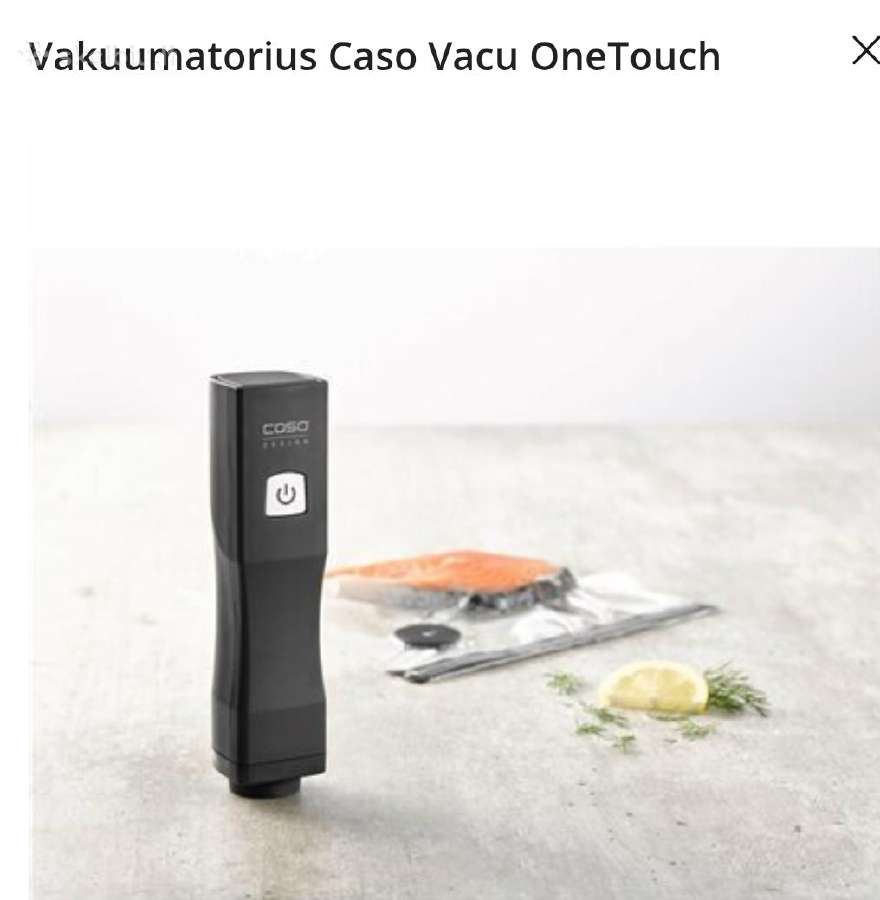 Vakumatorius Caso Vacuonetouch - nuotraukos Nr. 4