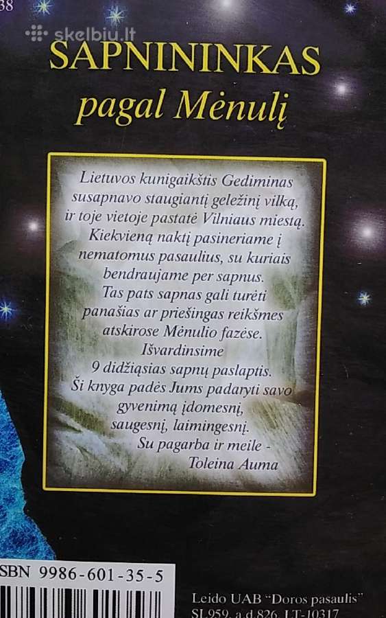 Sapnininkas pagal mėnulį - nuotraukos Nr. 3