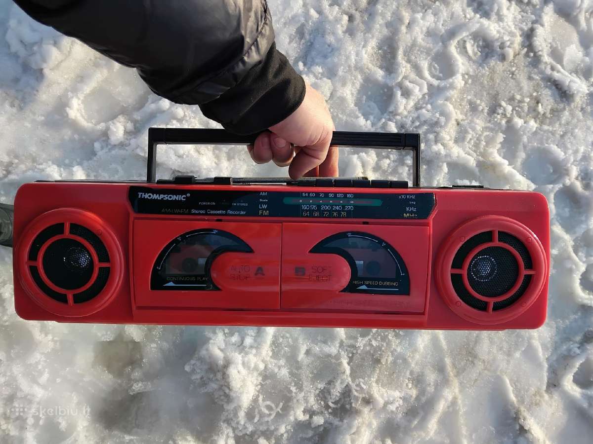 Magnetolos ir boomboxai ir pns. - nuotraukos Nr. 26