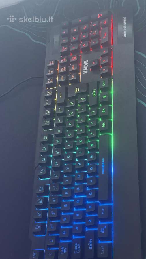 Šviečianti Gaming klaviatūra Marvo K606 - nuotraukos Nr. 4