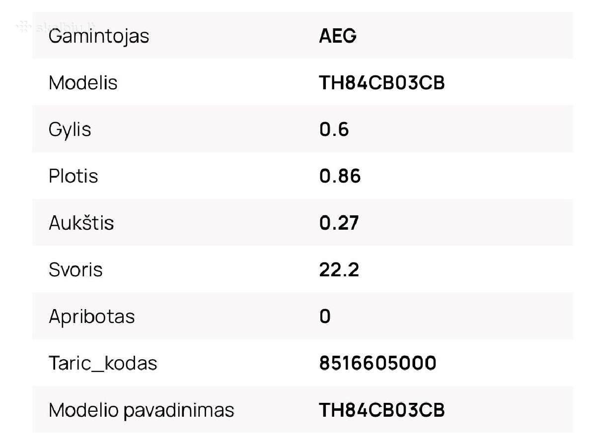 Imontuojama kaitlentė Aeg su integruotu gartraukiu - nuotraukos Nr. 5