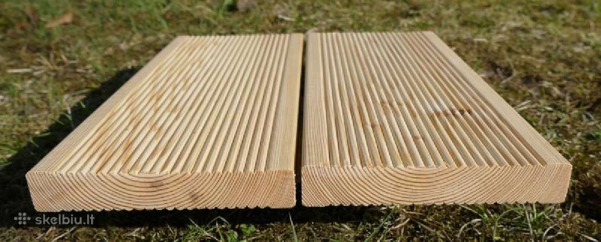 Sibirinio Maumedžio terasinės lentos, dailylentės