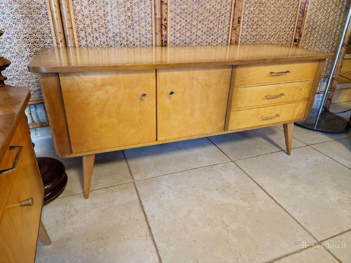 Vintažinės mid century miegamojo spintelės - nuotraukos Nr. 10