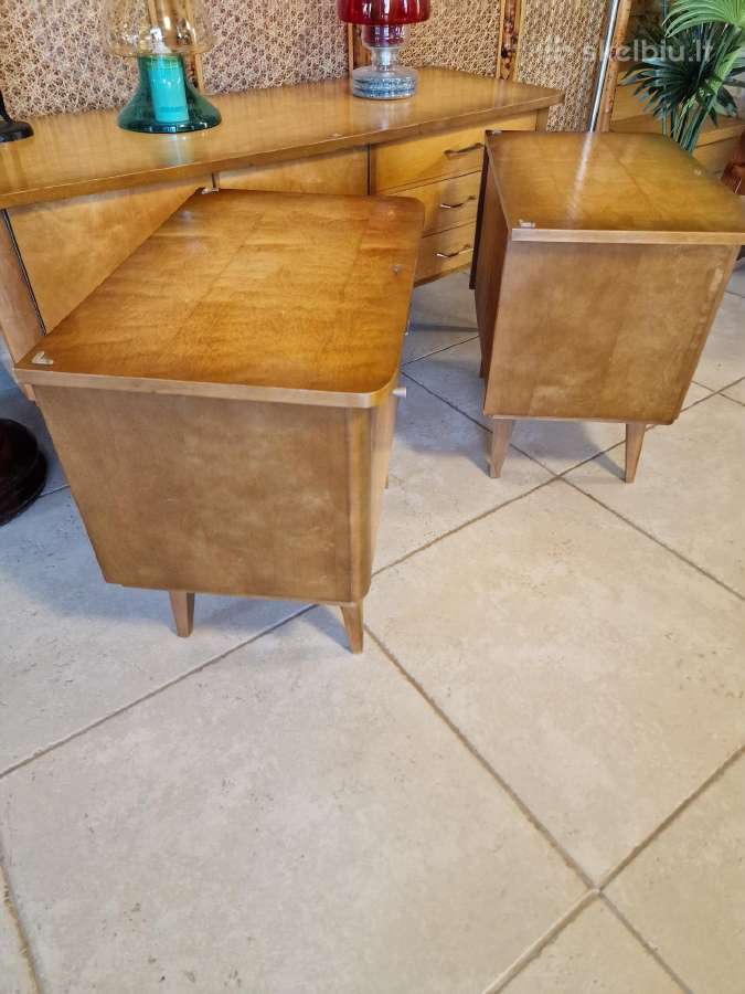 Vintažinės mid century miegamojo spintelės - nuotraukos Nr. 27