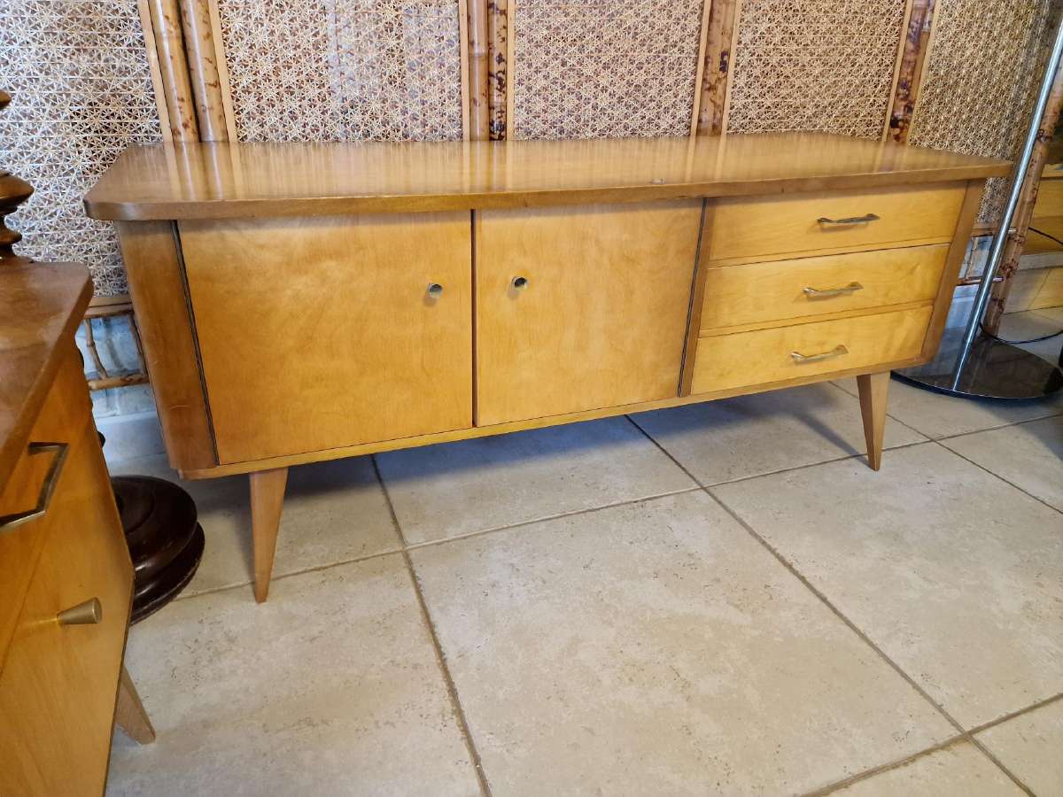 Vintažinės mid century miegamojo spintelės - nuotraukos Nr. 37