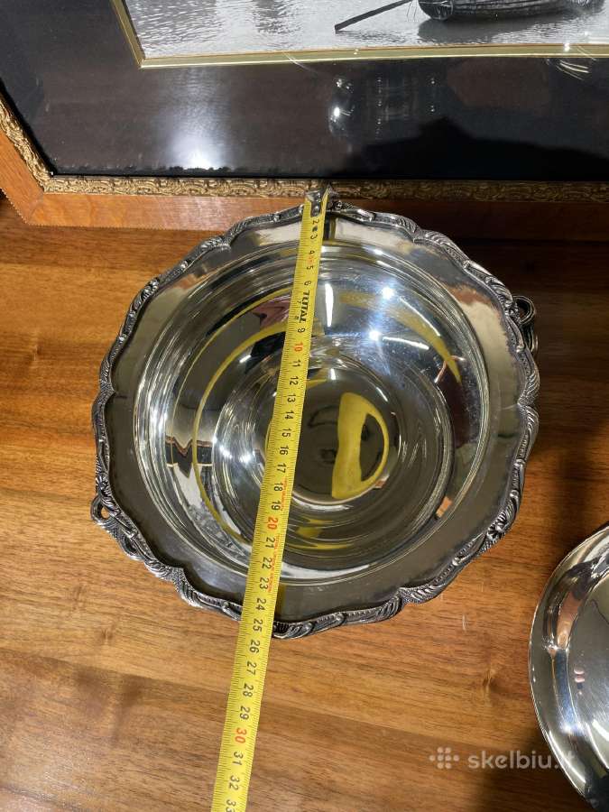 Vintažinis pasidabruotas indas su dangčiu - nuotraukos Nr. 11