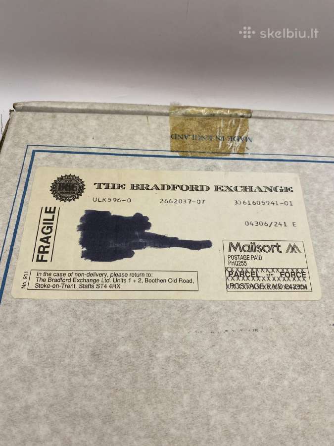 Kolekcinė Royal Doulton lėkštė su sertifikatu - nuotraukos Nr. 9