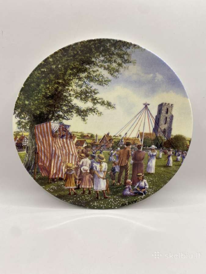 Kolekcinė Royal Doulton lėkštė su sertifikatu