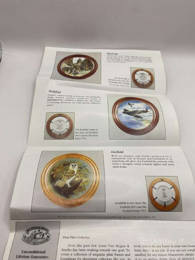Kolekcinė Royal Doulton lėkštė su sertifikatu - nuotraukos Nr. 12