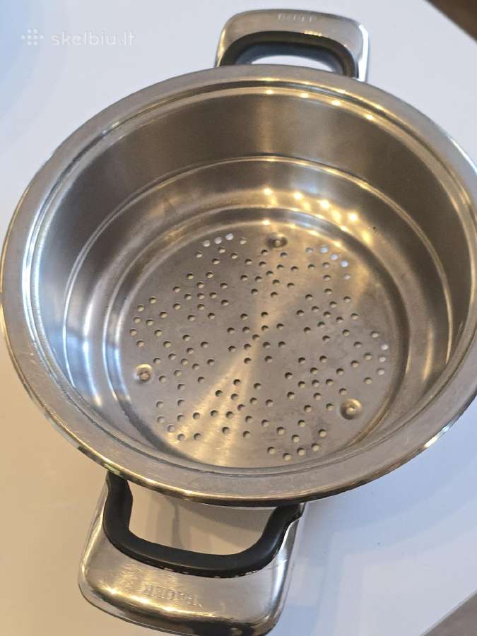 Bauer puodas 5l. Su dankščiu ir koštuvas .110e. - nuotraukos Nr. 5