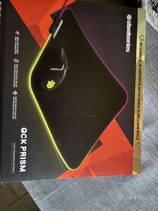 Steelseries Qck Prism Rgb – Kaip naujas, su dėže