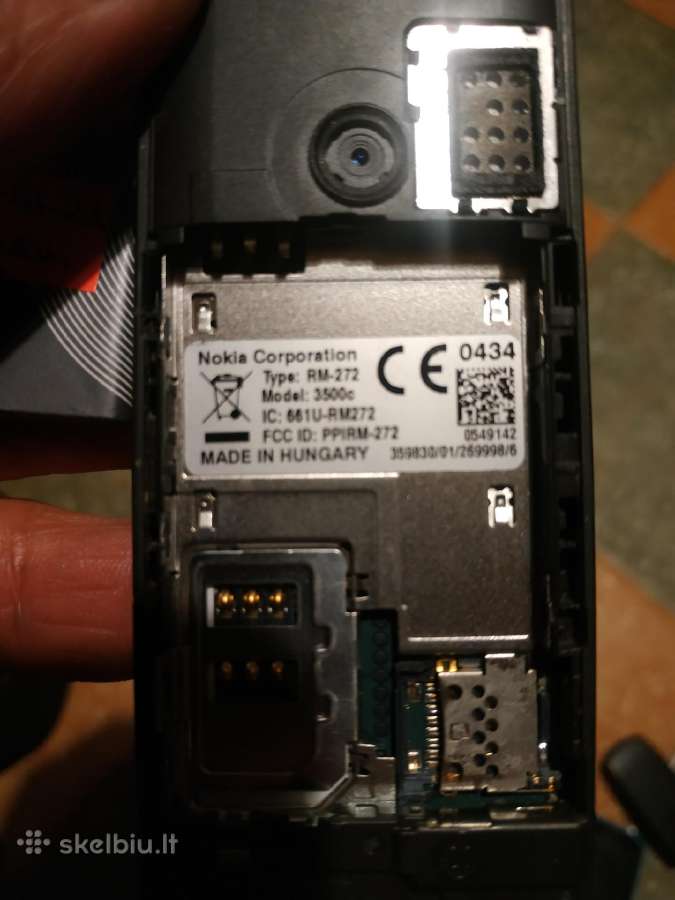 Nokia 3500c telefonas - nuotraukos Nr. 3