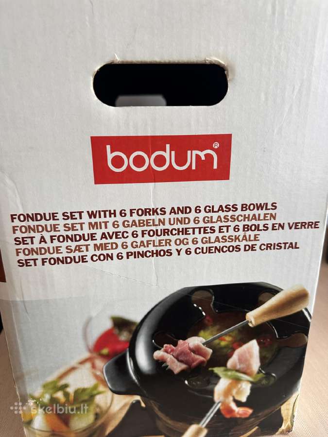 Bodum fondiu rinkinys (6 šakutės + 6 stikliniai du - nuotraukos Nr. 7