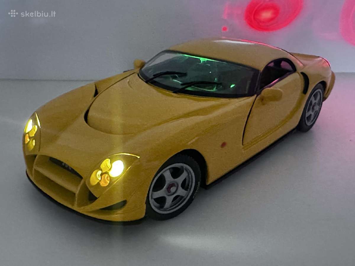 Tvr Speed 12 Yellow w/ Lights 1:18 Hot Wheels - nuotraukos Nr. 3