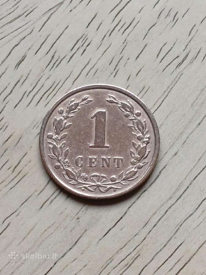 1 centas 1892m. Nyderlandai