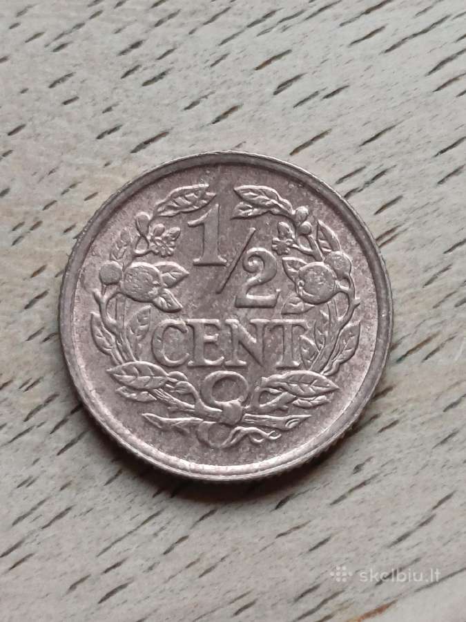 1/2 cento 1938m. Nyderlandai